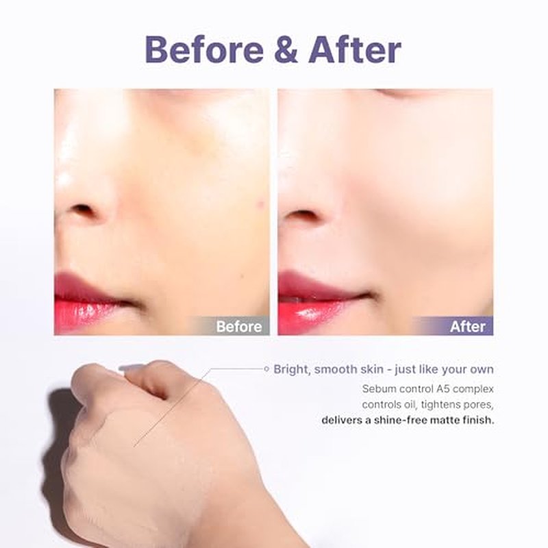 TROIAREUKE Aesthetic BB Cream A+ Formula (21 Beige) SPF50+ PA+++, Lightweight Blemish Balm, Tinted Moisturizer with Medium Coverage, Lasting Foundation Makeup Base for Oily Skin | Korean Beauty Makeup