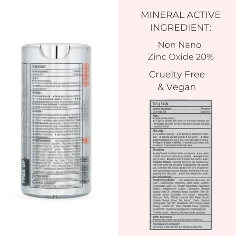 Suntegrity Moisturizing Mineral Face Sunscreen and Primer