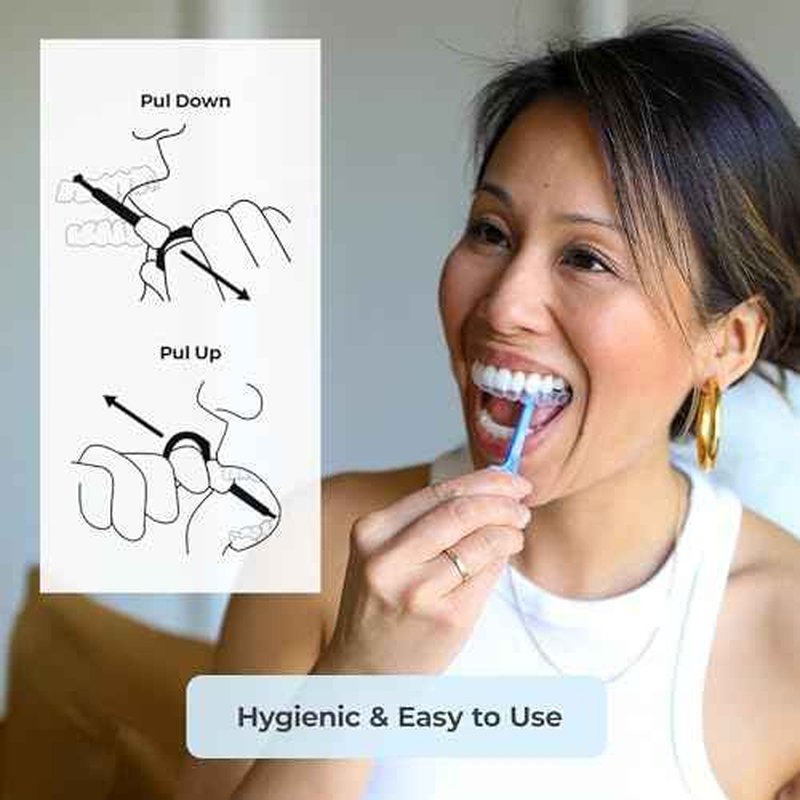 PUL Pack of 2 Reusable Clear Aligner Removal Tool ? Compatible with Invisalign, Removable Braces, Retainers & Trays ? Easy-to-Use Device Remover, Dental & Oral Hygiene Care Product ? Purple