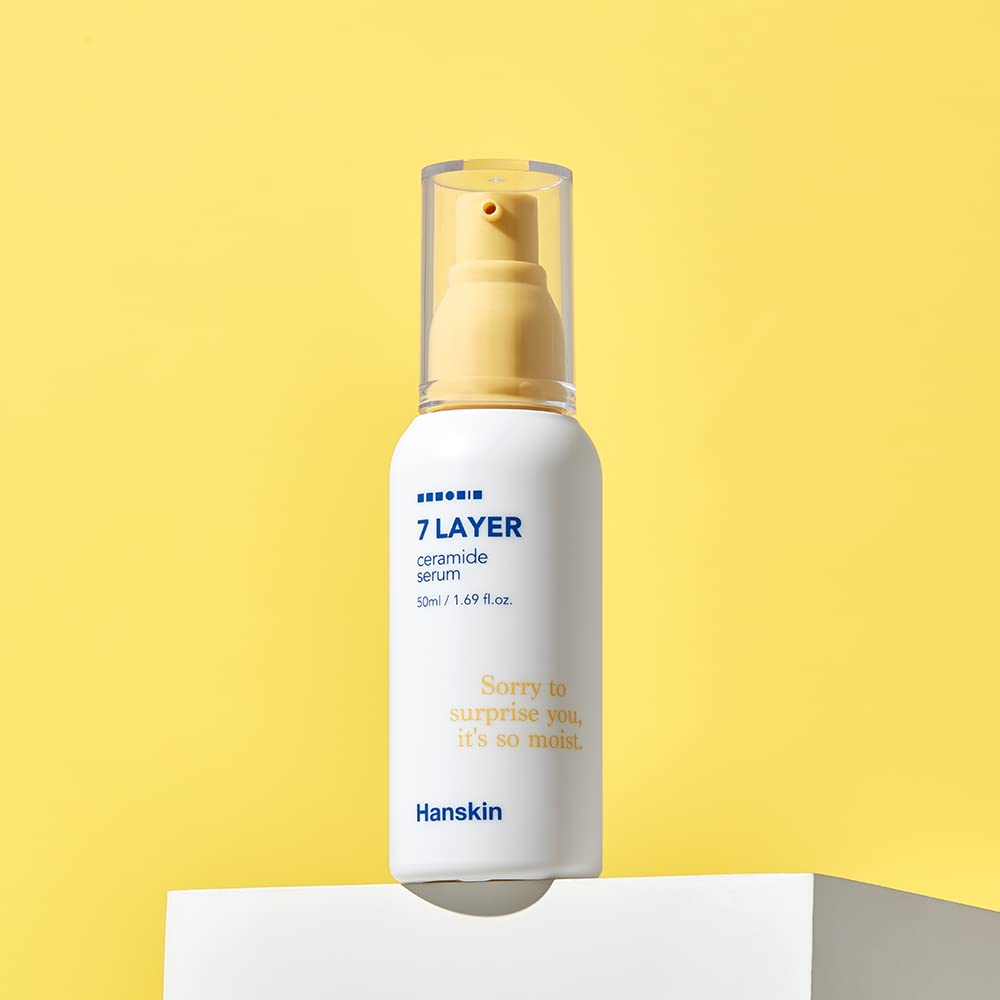 Hanskin 7 Layer Ceramide Serum - Lightweight Moisturizer for All Skin Types | 1.7 fl. oz (50ml)
