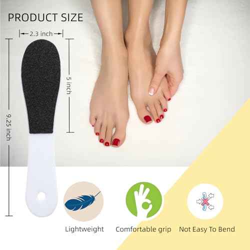 10 Pack Foot File, Professional Foot Callus Remover Sandpaper Pedicure Tools, Double Side Foot Scrubber, Sander for Dead Skin Foot Rasp Pedicure for Women Mother Family Manicure Beauty Shop Spa