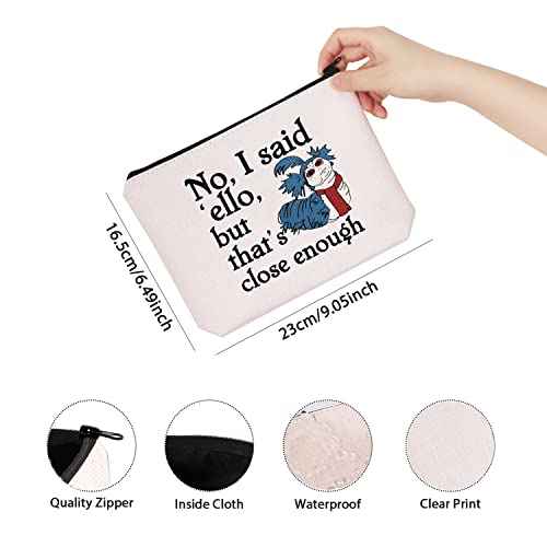 Cute Ello Worm Inspired Gift Zipper Pouch Makeup Bag