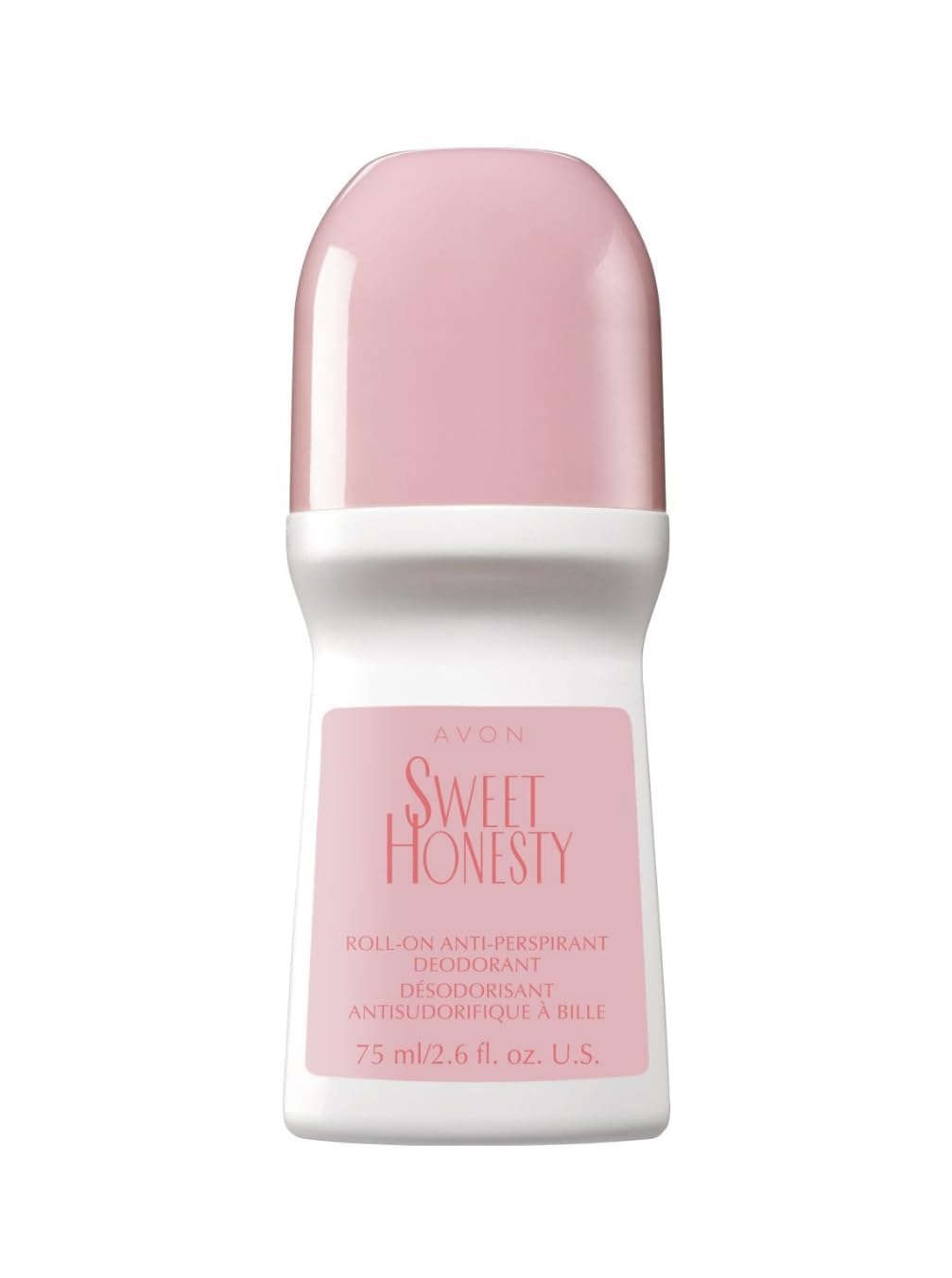 Avon Sweet Honesty Roll On Deodorant, Quick Drying Odor Protection, Soft Floral Scent, Roll On Deodorant for Women, 6 Pack