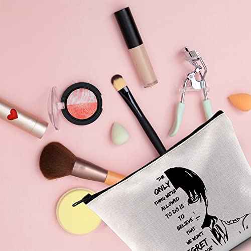 MNIGIU Levi Ackerman Gift Anime Lover Cosmetic Makeup Bag Anime Fan Gift (choice made bag)