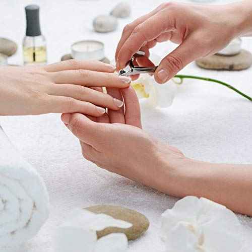 Mudder 3 Packs Cuticle Nippers Cutter Tool Stainless Steel Nail Cuticle Trimmer Remover with Pointed Blade Scissors Pedicure Manicure Tool for Fingernails Nails Care and Toenails(Silver)