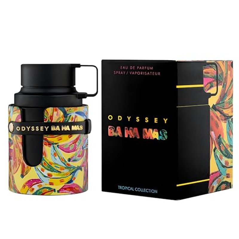 Armaf Odyssey Ba Ha Mas Tropical Collection ? Fruity, Aquatic, Woody ? Eau de Parfum Spray Long-Lasting Fragrance for Unisex, 3.4 Ounce / 100 ml