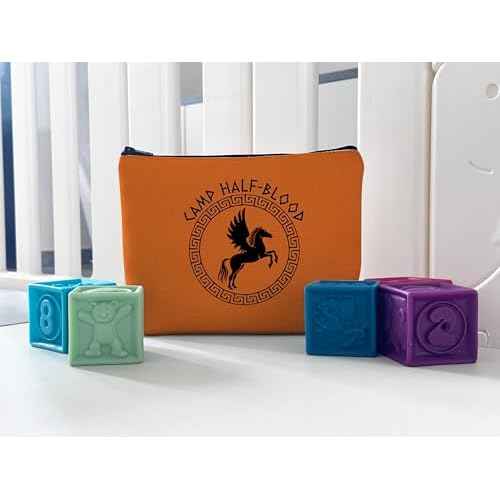 WCGXKO Percy Movie Camp Half-Blood Greek Mythology Long Island Makeup Bag Bookish Gift