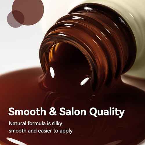 MEGIOR Jelly Sheer Tortoise Gel Nail Polish 15ML Caramel Transparent Colors Hot Cocoa Amber Soak Off UV Light Cure Long Lasting Gel Polish for Women Girls Manicure Nail Art Salon DIY at Home