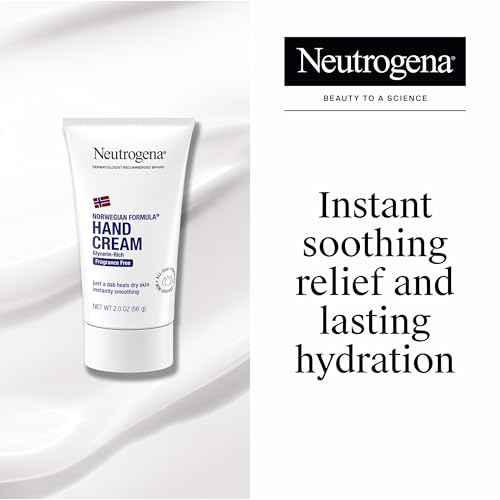 Neutrogena Norwegian Formula Moisturizing Hand Cream Formulated with Glycerin for Dry, Rough Hands, Fragrance-Free Intensive Hand Lotion, 2 oz