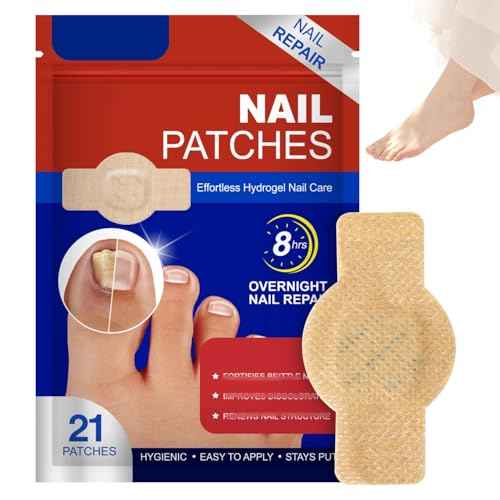 Toenail Treatment Extra Strength - Nighttime Nail Patches,Overnight Toe Nail Treatments for Damaged Nails Foot Nails Repair and Care (21Pcs)