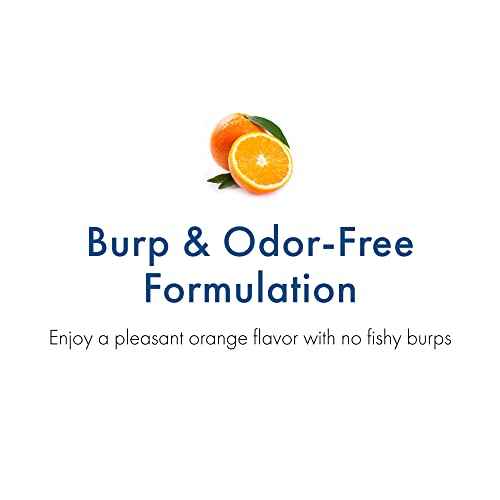 WHC, UnoCardio X2 Fish Oil, Triglyceride Omega-3 Fatty acids, 1270 mg Fish Oil Supplement (622 mg EPA / 420 mg DHA/Total 1150 mg of Omega-3 per Serving), Natural Orange, 60 softgels