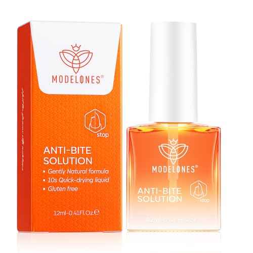 modelones Nail Biting Treatment for Kids Thumb Sucking Deterrent Quick Dry Nail Biting Prevention Bitter No Bite Nail Polish for Nail Care Stop Biting Nails Repair for Damaged Nails 0.34 fl oz