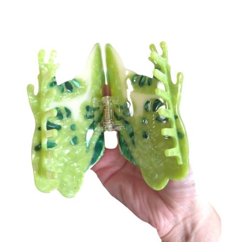 Funny Green Frog Hair Clip,Cute Acetate Hair Claw,Novelty Hair Clips for Women