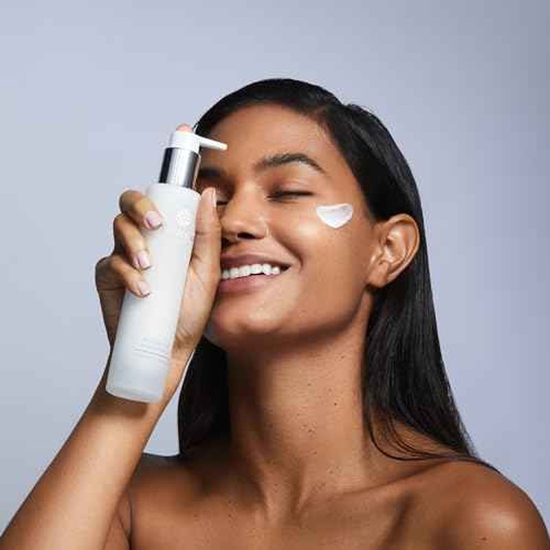 Rosewater and Chamomile Cream Cleanser - Omega Rich Face Wash - Gentle and Hydrating without Stripping Essential Oils - 3.3 oz