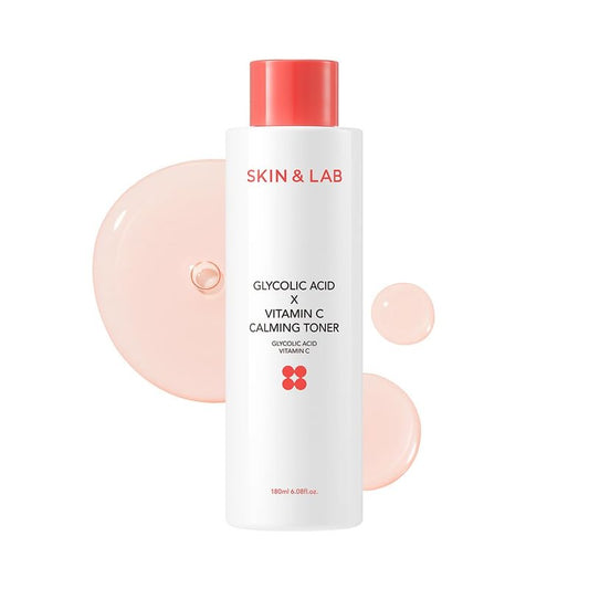 [Skin&LAB] GLYCOLIC Acid X Vitamin C Calming Toner, 6.08 fl. oz.
