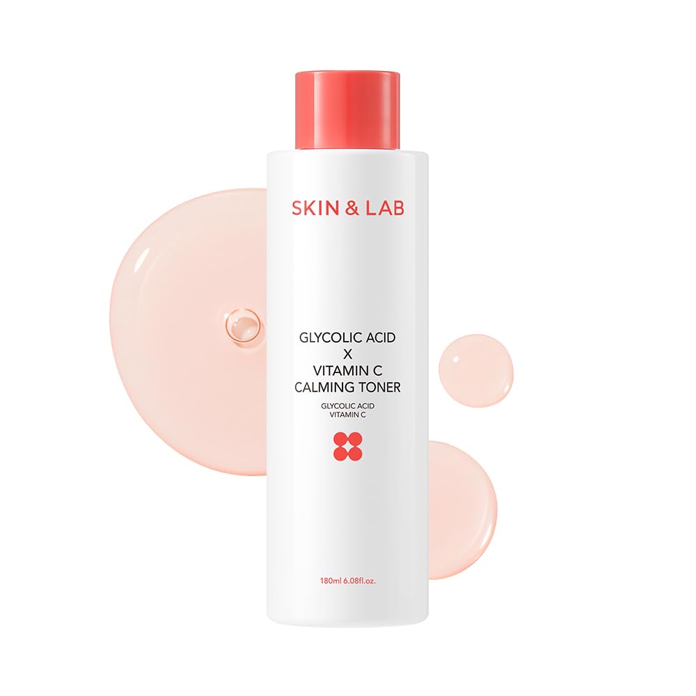 [Skin&LAB] GLYCOLIC Acid X Vitamin C Calming Toner, 6.08 fl. oz.