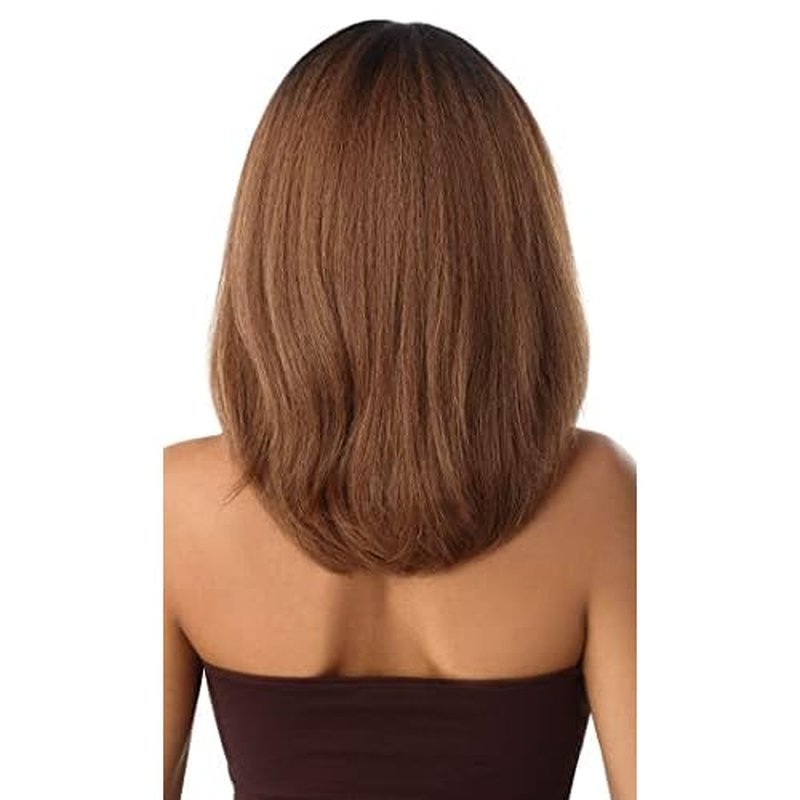 Outre Neesha Soft & Natural Synthetic Swiss Lace Front Wig NEESHA 201 (DRFFHNBRN)