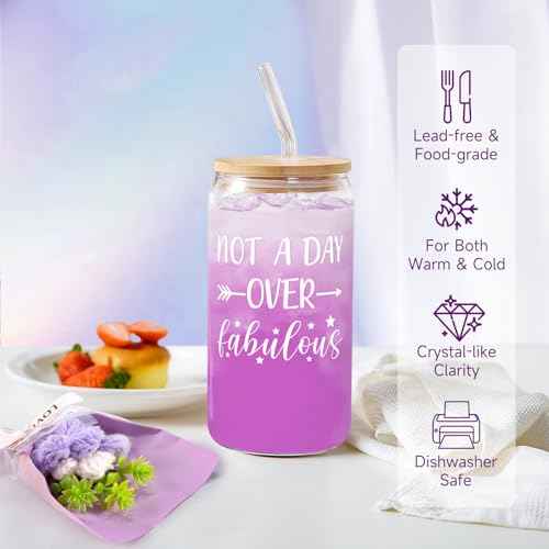 Spa Gift Baskets for Women, Birthday Gifts for Women, Lavender Gifts Set, Relaxing Spa Gift Box, Bath and Body Gift Set for Her Mom Wife Sister, Friends, Self Care Gifts for Woman Mother's Day Gifts