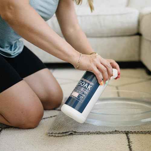 Magnesium Soak - 100% Pure Zechstein Transdermal Magnesium Oil Bath Soak for Relaxation, Skin Health, and Wellness - Magnesium Foot Soak and Bath Soak - 32oz