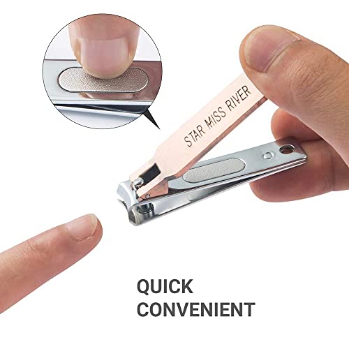 Donald Trump 2024 Keep America Great Nail Clipper Set: Finger, Toe & Oblique Nail Clippers in Silver Stainless Steel