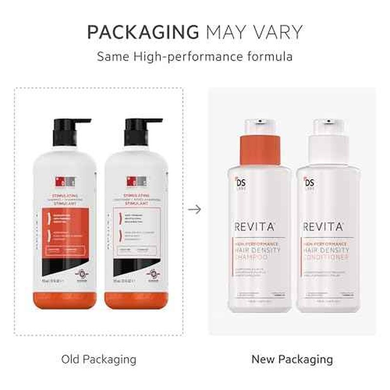 DS Labs Revita Shampoo & Conditioner Kit, 925 mL - Two-Step Scalp Care System for Fuller-Looking, Volumized Hair, Lightweight Hydration, Sulfate & Silicone Free, Color Safe, For Men & Women