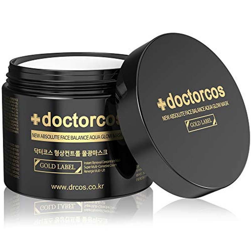 Gold Label Water Glow Mask Cream (4th Generation) | New Absolute Face Balance Aqua Glow Mask | Moisturizing Sleeping Pack | Face Lifting & Wrinkle Improvement | Korean Skincare | 3.71 oz