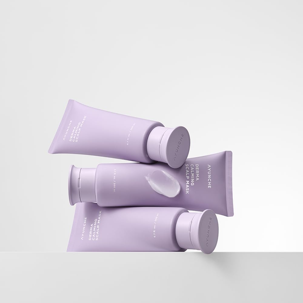 AYUNCHE Derma Calming Hair Mask 6.7 fl. oz. (200ml) [For Dry & Sensitive Scalp] | Moisturizing and Soothing Hair Pack | Vegan Hair Mask | Korean Salon Brand
