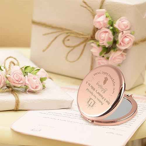 Pastor Wife Appreciation Gifts, Pastor's Wife Gifts, Religious Gift for Minister's Wife, Thank You Gift for Pastor Wife, Thanksgiving for Pastors Wife Makeup Compact Mirror