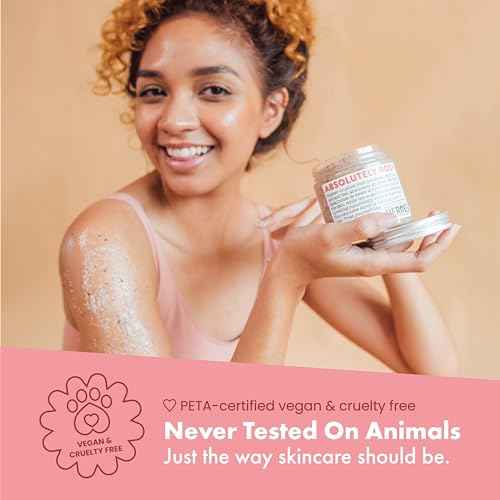 Rose Petal Scrub Foot & Body Exfoliator Infused with Vitamin E and Rose Natural Exfoliating Sugar Body Scrub for Toning Cellulite Skin Care by Handmade Heroes Body Skincare Stocking Stuffers