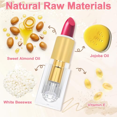 Lipstick Making Kit- 47Pcs DIY Matte Velvet Lipstick Set, Lip Gloss Kit, Make Your Own Lip Stain Kit with Beeswax Long-Lasting Quick-Drying Non-Stick Cup Lip Makeup Gift Kit for Women Beginner