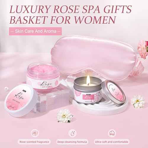 Gifts for Women Birthday Gift Baskets Home Spa Relaxing Self Care Gift for Woman Mom Her Sister Wife Auntie Care Package Thank You Gift Bridal Shower for Women Friendship Ideas