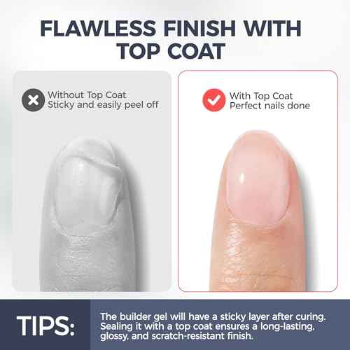 UNA GELLA Builder Gel For Nails, 7 In 1 Clear Hard nail Strengthener Builder Gel For Apex Building/Nail Extension, Led Lamp Needed