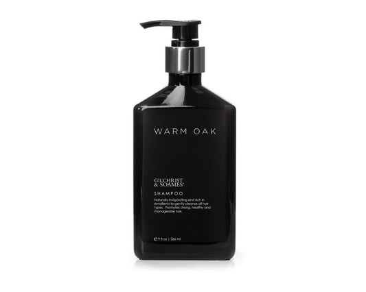Gilchrist & Soames Warm Oak Shampoo - 9oz | Strengthens All Hair Types, Paraben & Sulfate Free