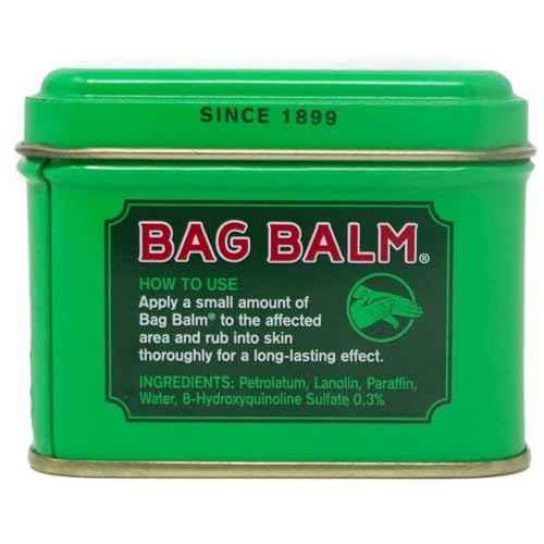 Bag Balm Vermont's Original Skin Moisturizer - Full Body Hydrating Skin Care: Dry Hands, Lips, Face, Feet & More - Unscented, Cruelty & Paraben Free - Day & Night, Men & Women (4oz Tin, Made in USA)