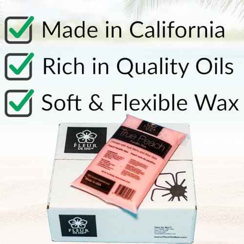 Paraffin Wax Refills 6lb by FLEUR DE SPA ? Made in USA ? Infused with Coconut & Jojoba Oils ? Moisturizing, Hydrating & Soothing for Hands, Feet & Body ? Spa & Home Use