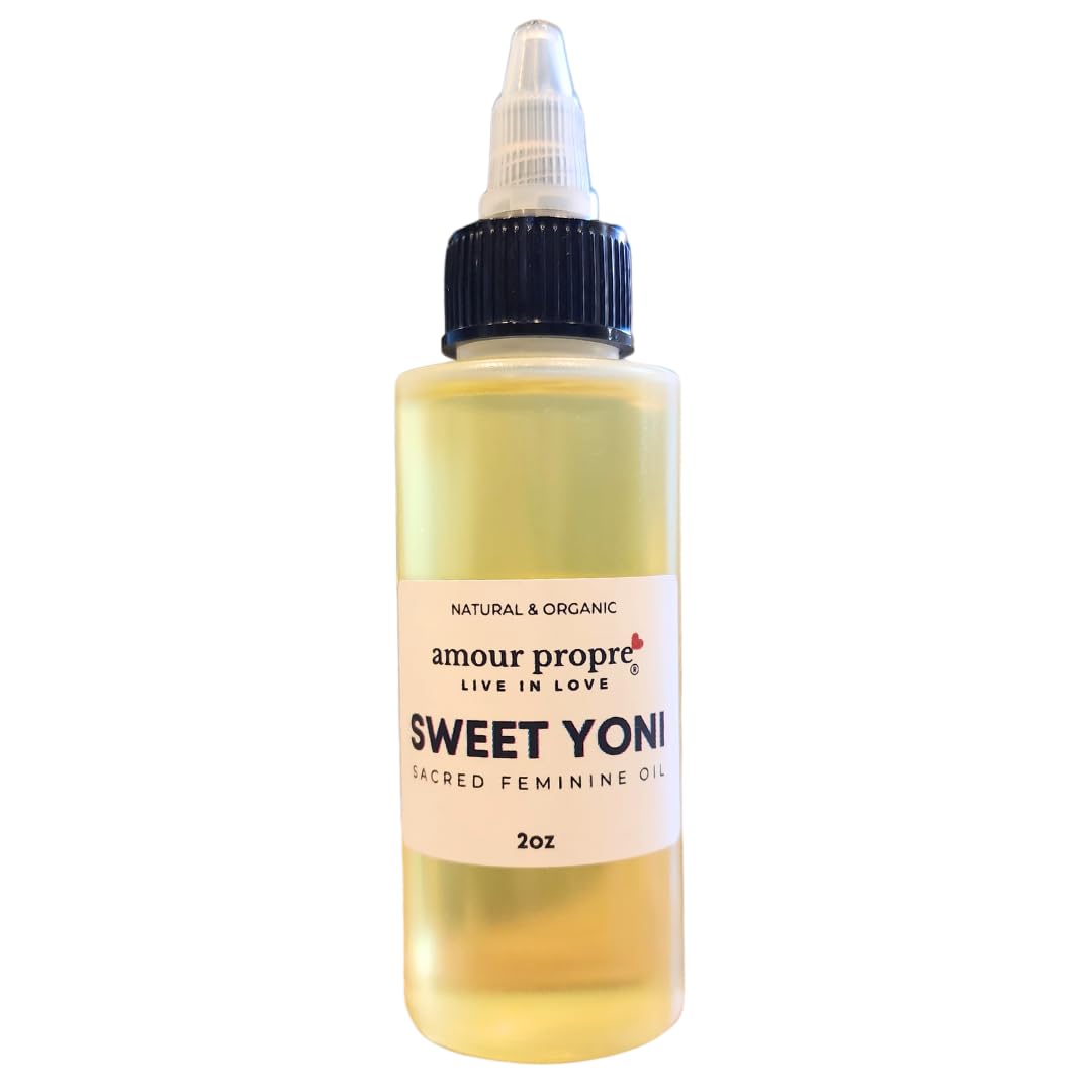 Sweet Yoni - Sacred Feminine Oil | Soothe itching, Dryness, and discomfort | Floral Scent | Skin-Boosting Benefits (Refill Yoni Oil)