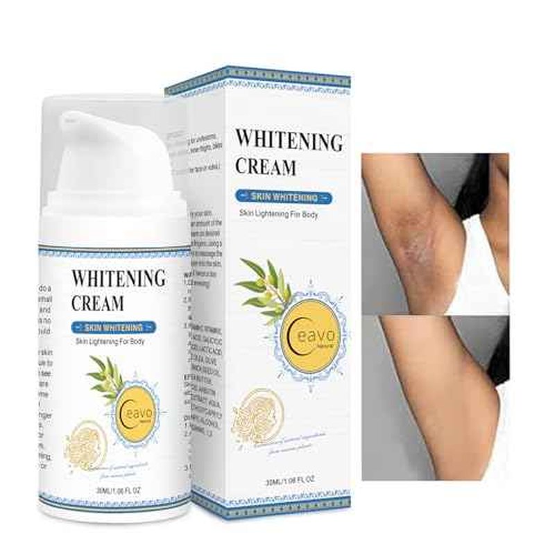 Skin Bleaching Cream for Intimate Areas & Body, Vitamin C Whitening for Underarms, Knees, Elbows, Inner Thighs, Bikini Line ? Sensitive Skin Whitening Lightening Cream for Women