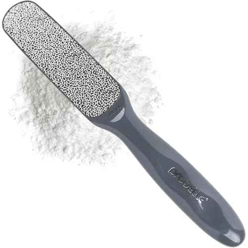 Probelle Double Sided Multidirectional Nickel Foot File Callus Remover - Immediately Reduces calluses and Corns to Powder for Instant Results, Safe Tool (Dark Grey)