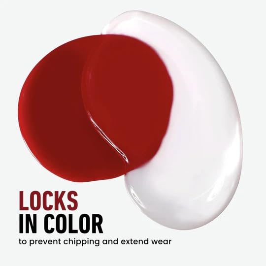 LONDONTOWN Gel Genius Top Coat & Base Coat - High Shine, Chip Resistant, Quick Dry | 0.4 Fl Oz Each