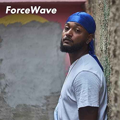 ForceWave 12 Pieces Silky Durag for Men Women Satin Durags for 360 Waves
