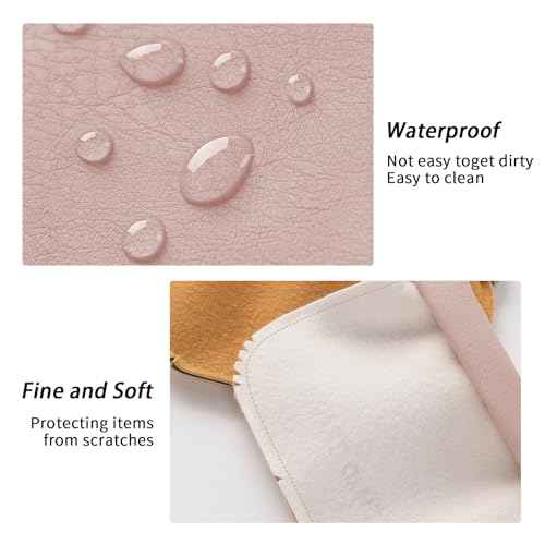 RIGHT AWAY 3 PCS Small Makeup Bag for Purse,Mini Cosmetic Organizer Make Up Bag for Women,Squeeze Coin Purse Pouch,Portable Tiny Makeup Pouches for Cosmetic Accessories,Lipstick, Jewelry, Card, Coins