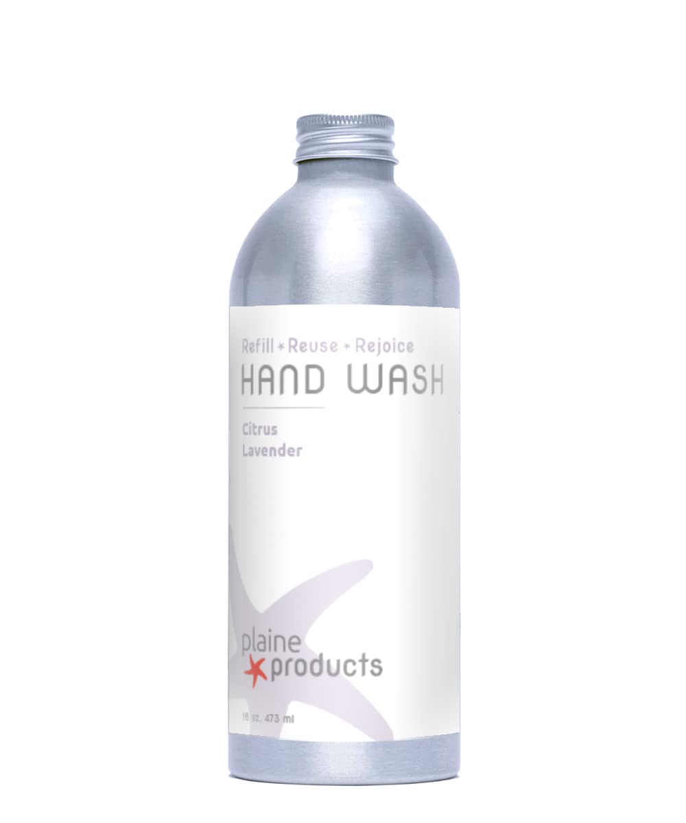 Eco-Friendly Liquid Hand Soap - Citrus Lavender for Sensitive Skin | 16 oz Refill Bottle
