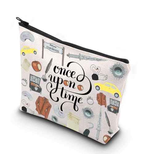 WCGXKO TV Inspired Gift TV Inspired Zipper Toiletry Bag For Welcome To Storybrooke Fans (a time)