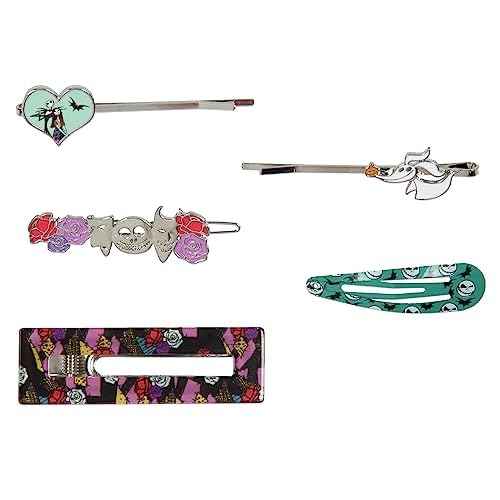 The Nightmare Before Christmas Hair Pins and Hair Clips For Women 5 Piece Set