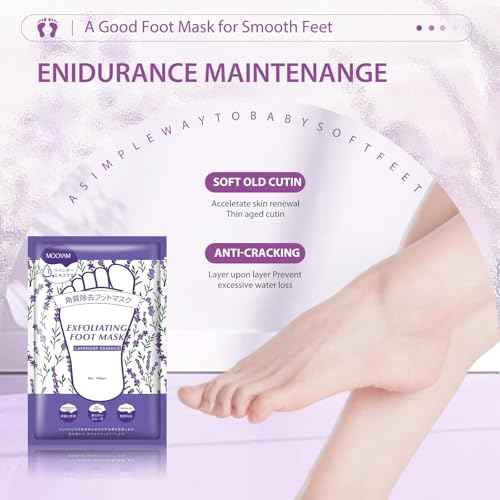 Hydrating Hand Foot Masks Set,3 Pack Glove Mask for Dry Hand,Exofliating 3 Pack Socks Maskfor Peeling Away Dead Skin Calluses£¨Lavender£©