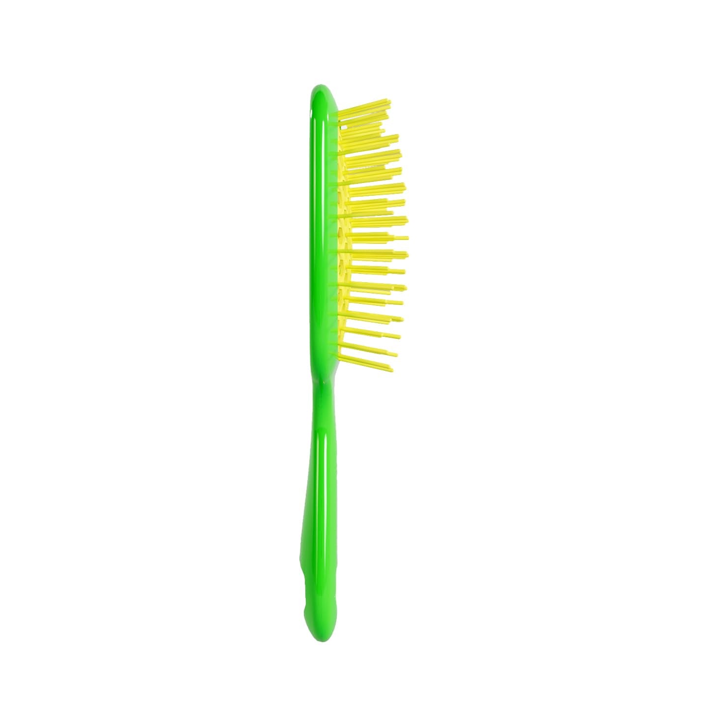 UNbrush Detangling Hair Brush Mini Neon - Lemon Lime