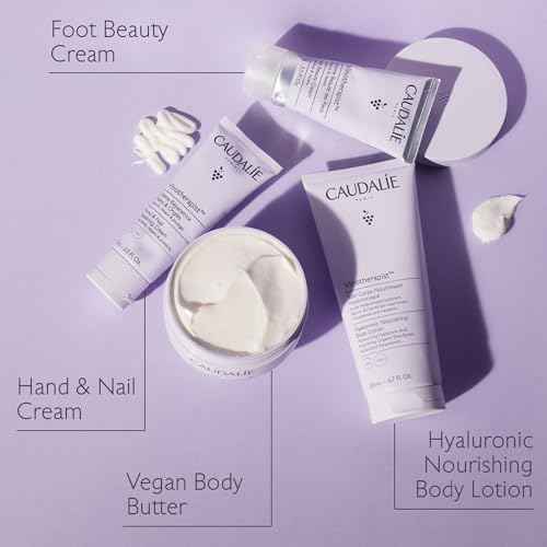 Caudalie Vinotherapist Hand and Nail Cream with Shea Butter and Grapeseed Oil, Vegan and Dermatologically Tested