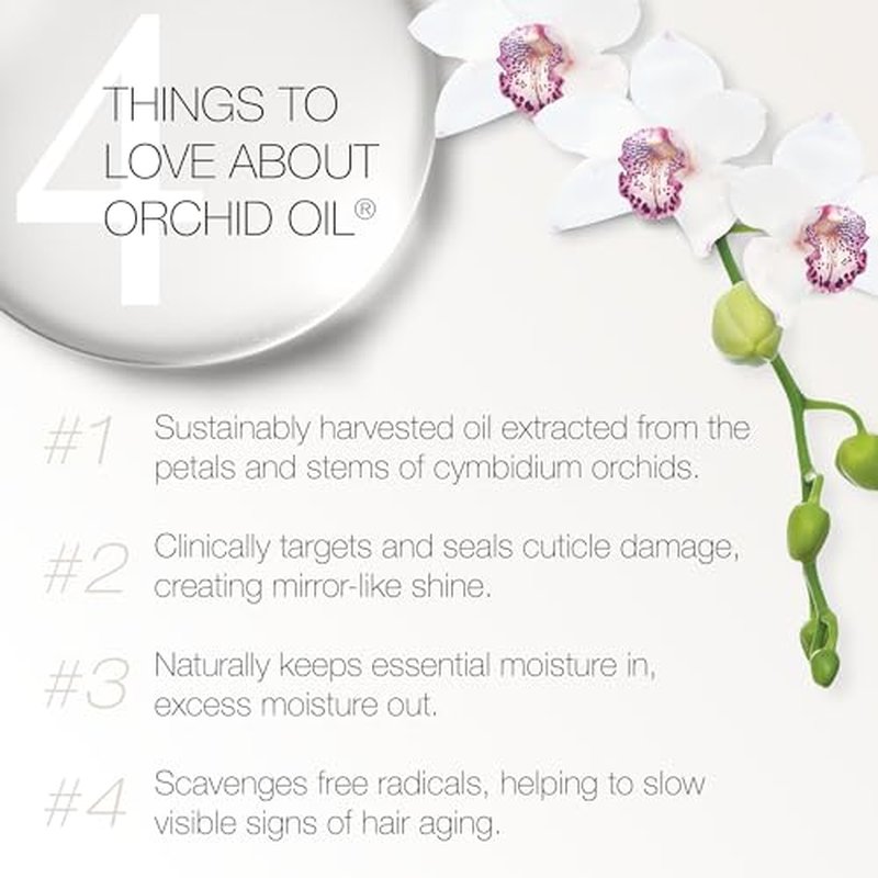 REDAVID Orchid Oil Dual Therapy Ultra Nourishing Repair - Luxury Hair Treatment made from Cymbidium Orchids for Damaged, Curly Hair - Clinically Strengthens, Adds Protein & Hydrates Hair