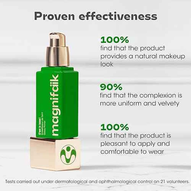 Magnifaik That's The Base! Makeup Primer - Lightweight Primer Face Makeup for Natural Radiance - Moisturizing Face Primer with Sheer Coverage - 1 oz