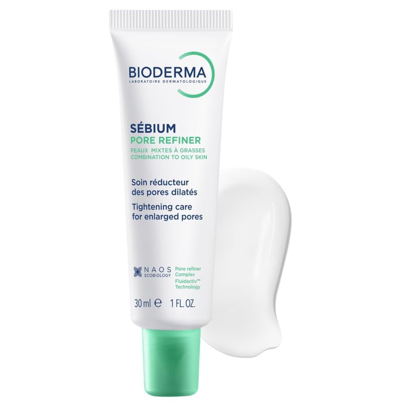 Bioderma Sébium Pore Refiner Cream - Pore Minimizer & Makeup Primer for Oily, Acne-Prone Skin | 1.01 oz
